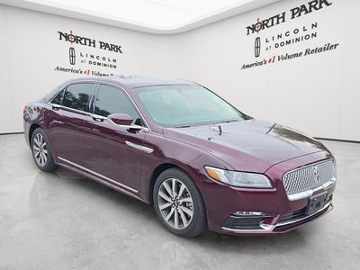 2020 Lincoln Continental Standard