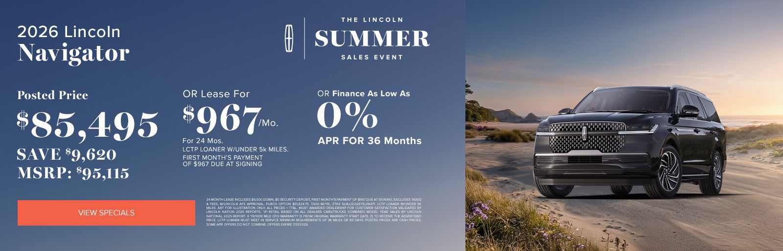 2026 Lincoln Navigator July Deals at Lincoln Dominion