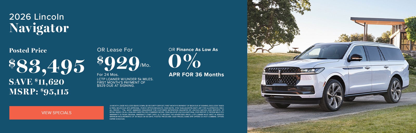 2026 Lincoln Navigator September Deals at Lincoln Dominion