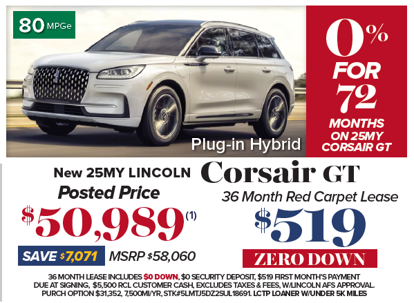 2025 Lincoln Corsair GT Plug-in Hybrid