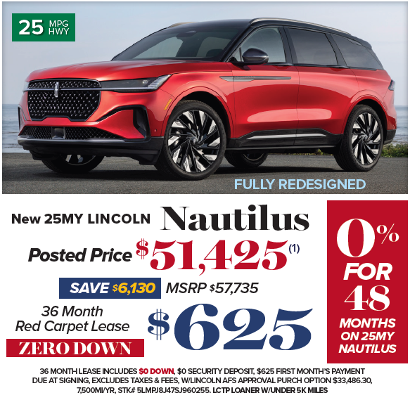 All-New 2025 Lincoln Nautilus