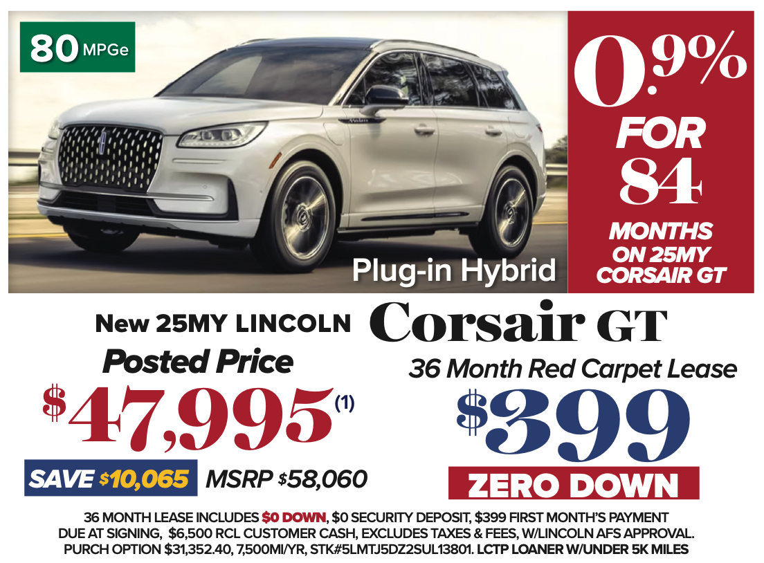 2025 Lincoln Corsair GT Plug-in Hybrid