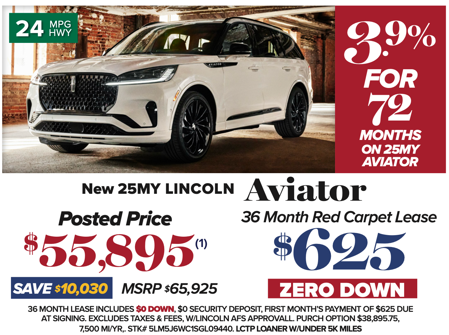 2025 Lincoln Aviator