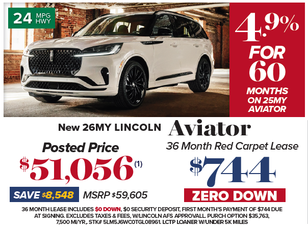 2026 Lincoln Aviator