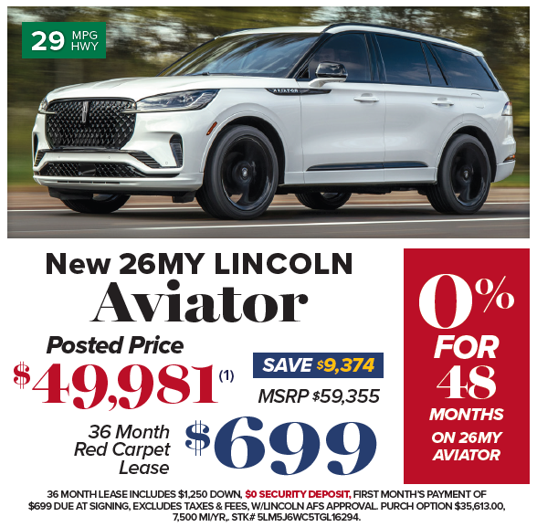 2026 Lincoln Aviator