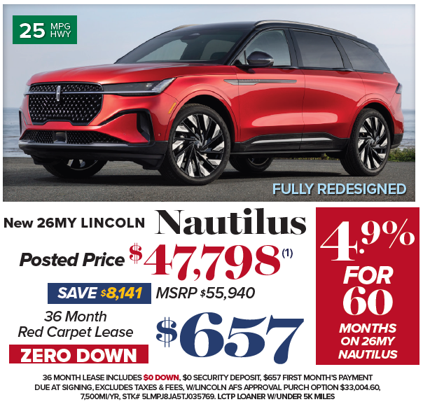 All-New 2026 Lincoln Nautilus